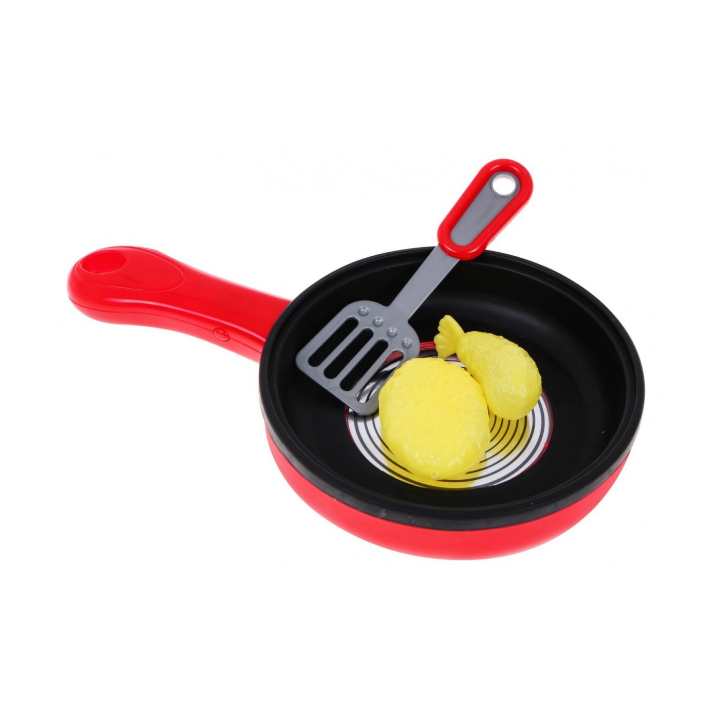 Interaktívna panvica pre deti 3+ Funkcia smaženia + Zvuky Svetlá + Hračkové jedlo meniace farbu