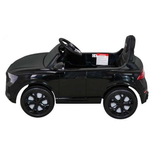 Audi RS Q8 Autíčko na batériu Čierny + Ovládač + Pomalý štart + EVA + LED + MP3 USB