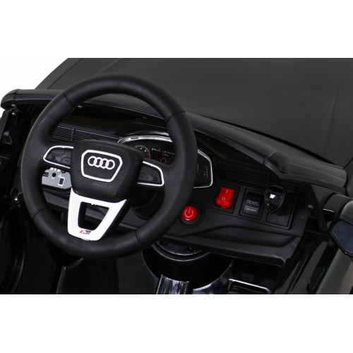 Audi RS Q8 Autíčko na batériu Čierny + Ovládač + Pomalý štart + EVA + LED + MP3 USB