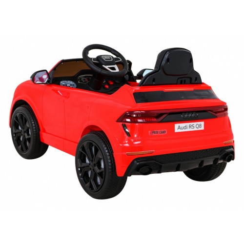 Audi RS Q8 Autíčko na batériu Červený + Ovládač + Pomalý štart + EVA + LED + MP3 USB