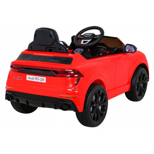 Audi RS Q8 Autíčko na batériu Červený + Ovládač + Pomalý štart + EVA + LED + MP3 USB