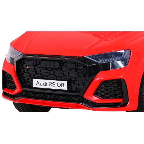 Audi RS Q8 Autíčko na batériu Červený + Ovládač + Pomalý štart + EVA + LED + MP3 USB
