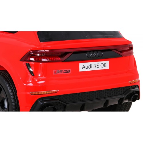 Audi RS Q8 Autíčko na batériu Červený + Ovládač + Pomalý štart + EVA + LED + MP3 USB
