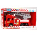 Interaktívne požiarnicke autíčko pre deti 3+ Auto s rebríkom + Pohyblivé časti + Zvuky Svetlá