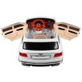 Auto na batériu Bentley Bentayga pre deti Biely + Kolesá EVA + Rádio MP3 + Ovládač