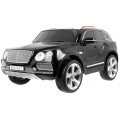 Auto na batériu Bentley Bentayga pre deti Čierny + Kolesá EVA + Rádio MP3 + Ovládač