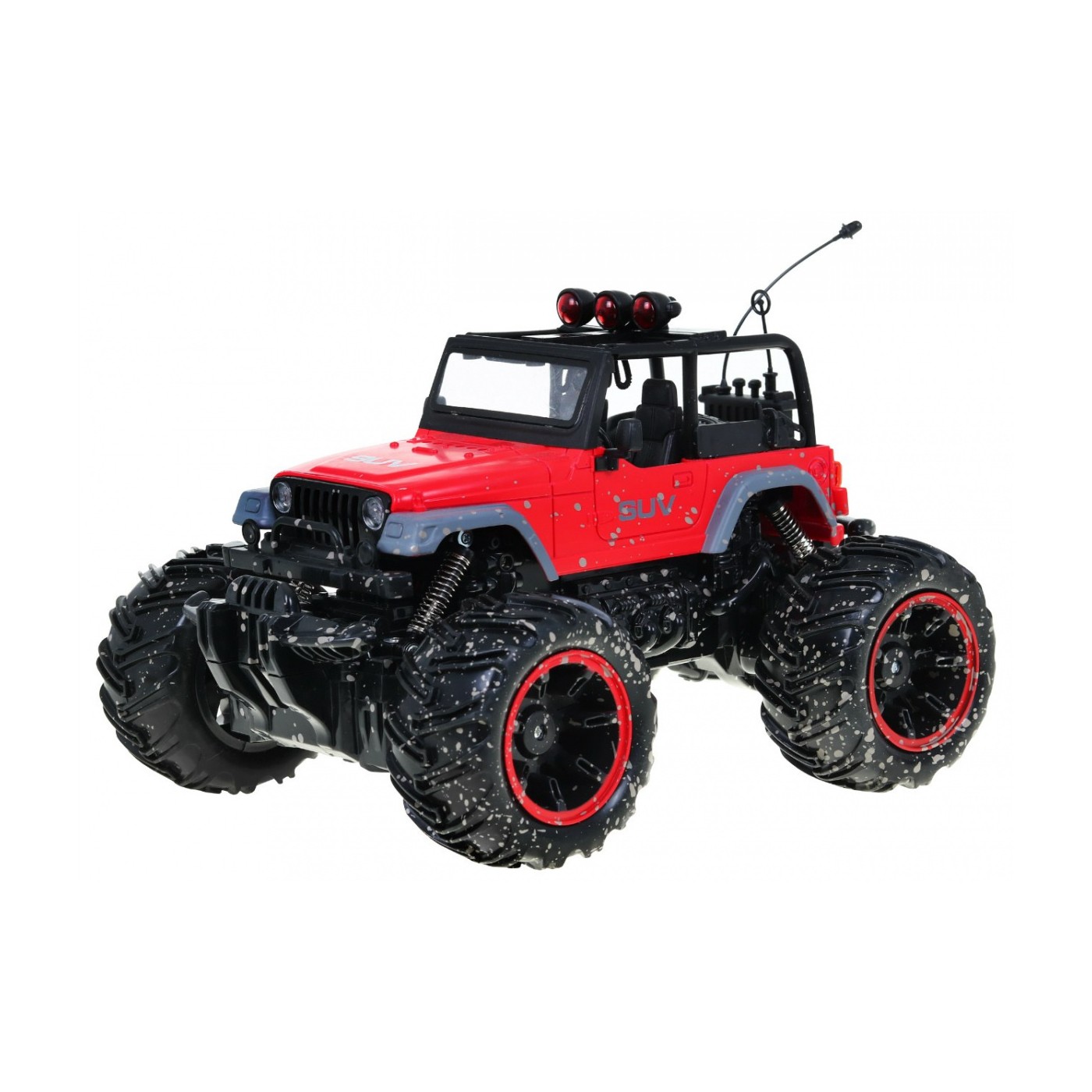 Autíčko Terénne Jeep R C 2 4G 1 16 Červený