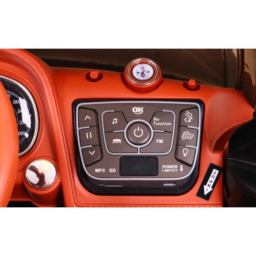 Auto na batériu Bentley Bentayga pre deti Čierny + Kolesá EVA + Rádio MP3 + Ovládač