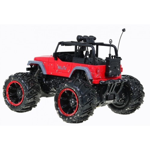 Autíčko Terénne Jeep R C 2 4G 1 16 Červený