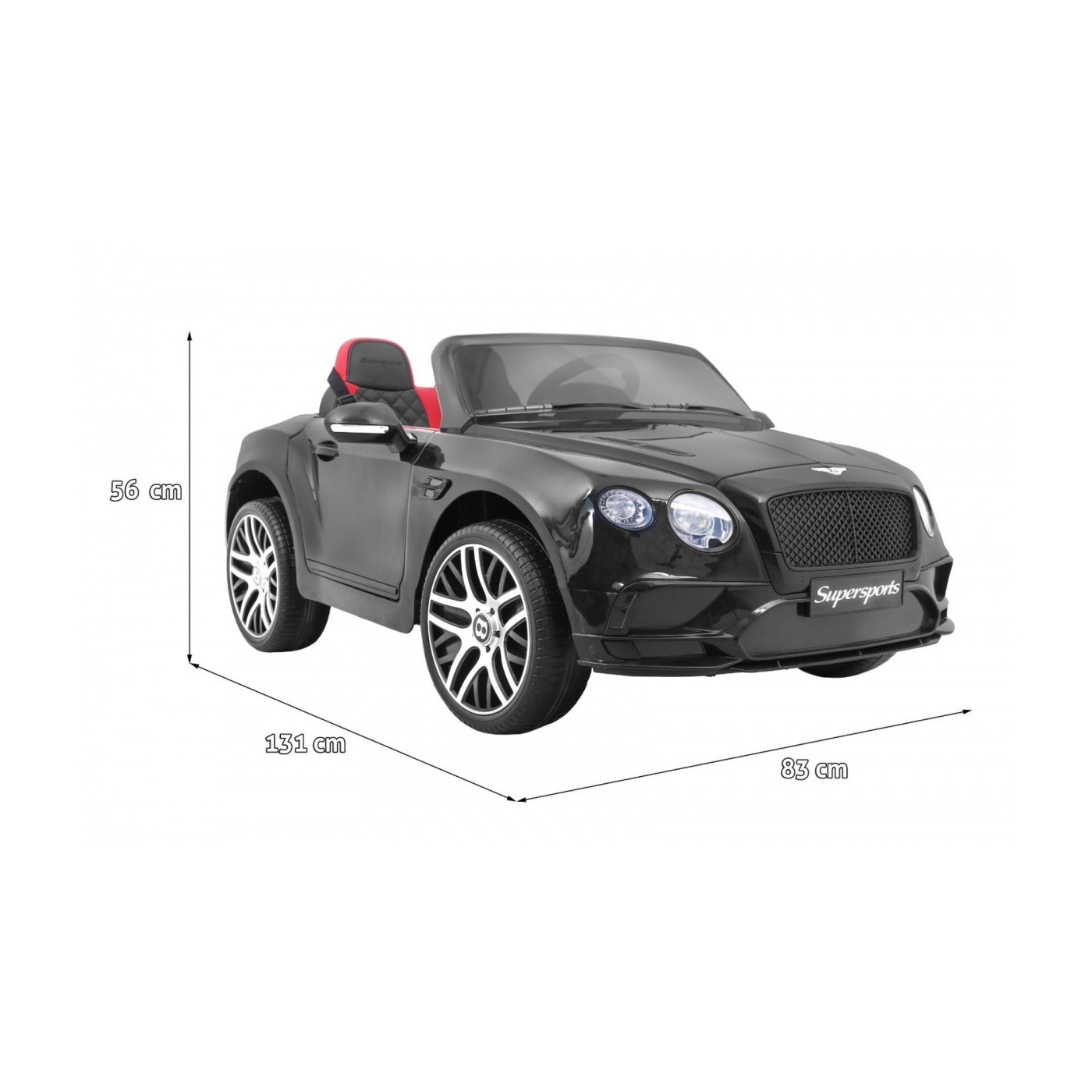 Vozidlo Bentley Continental Čierny