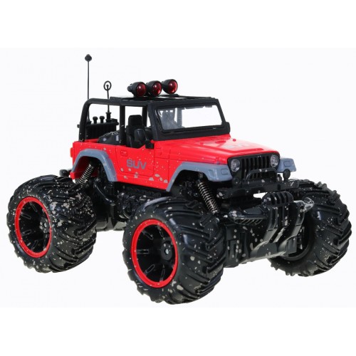 Autíčko Terénne Jeep R C 2 4G 1 16 Červený