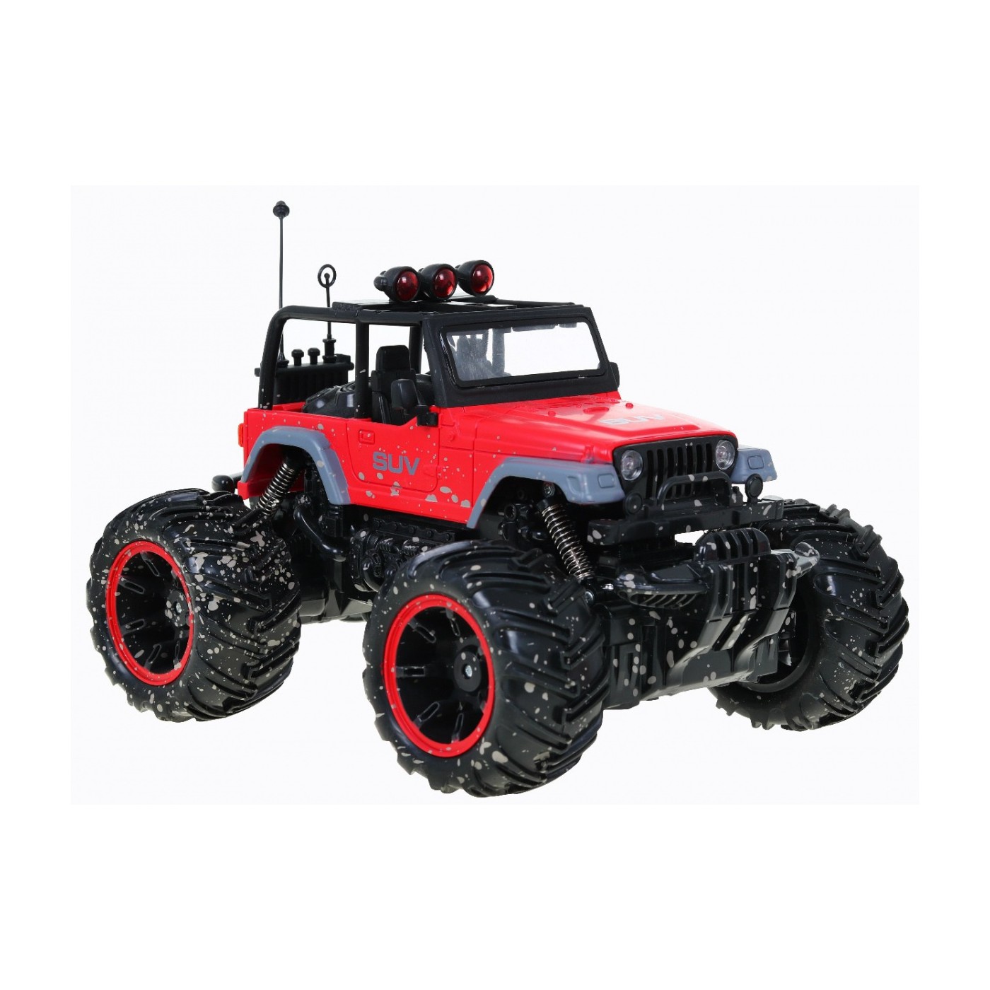 Autíčko Terénne Jeep R C 2 4G 1 16 Červený