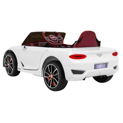 Auto na batériu Bentley EXP 12 pre deti Biely + Ovládač + Otváracie dvere + Elegantný vzhľad