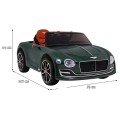 Auto na batériu Bentley EXP 12 pre deti Zelený + Ovládač + Otváracie dvere + Elegantný vzhľad