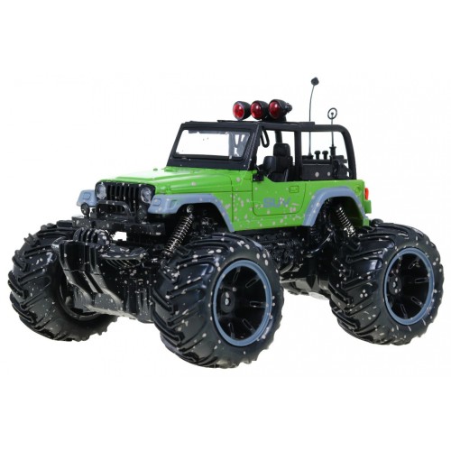 Autíčko Terénne Jeep R C 2 4G 1 16 Zelený