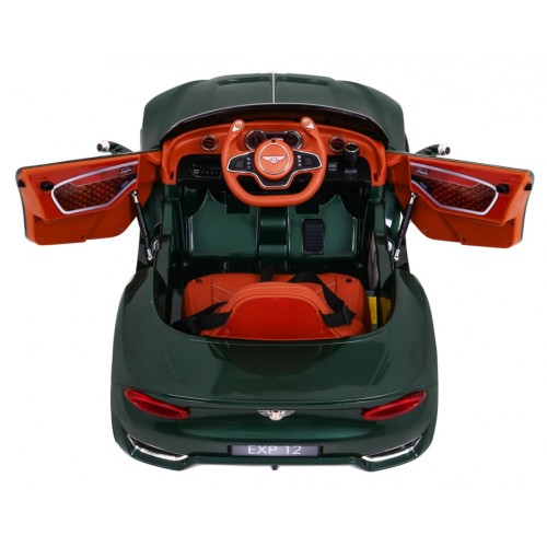 Auto na batériu Bentley EXP 12 pre deti Zelený + Ovládač + Otváracie dvere + Elegantný vzhľad
