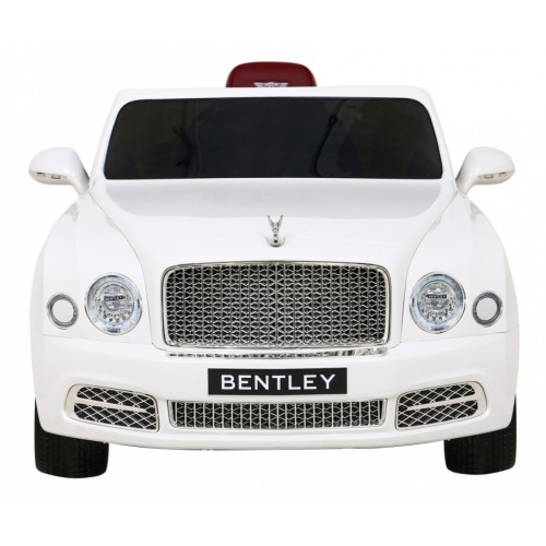 Bentley Mulsanne na batériu Biely + Ovládač + EVA + Pomalý štart + MP3 USB + LED