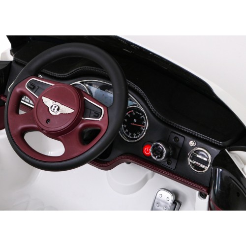 Bentley Mulsanne na batériu Biely + Ovládač + EVA + Pomalý štart + MP3 USB + LED