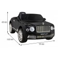 Bentley Mulsanne na batériu Čierny + Ovládač + EVA + Pomalý štart + MP3 USB + LED