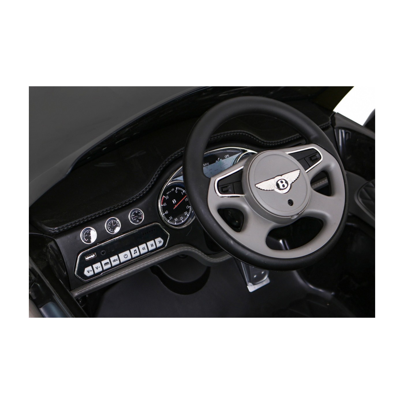 Bentley Mulsanne na batériu Čierny + Ovládač + EVA + Pomalý štart + MP3 USB + LED
