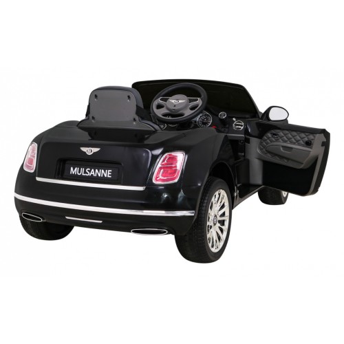 Bentley Mulsanne na batériu Čierny + Ovládač + EVA + Pomalý štart + MP3 USB + LED