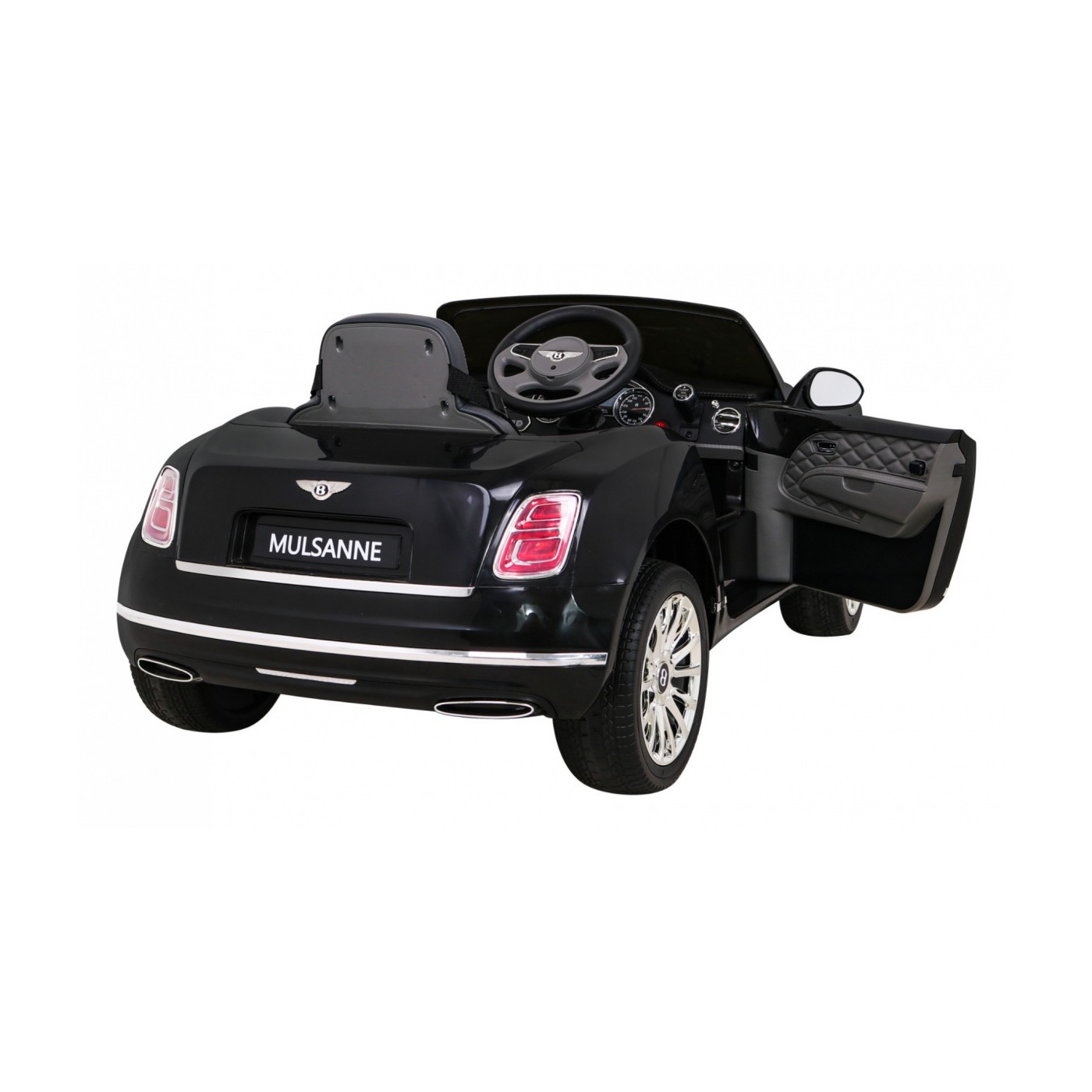 Bentley Mulsanne na batériu Čierny + Ovládač + EVA + Pomalý štart + MP3 USB + LED