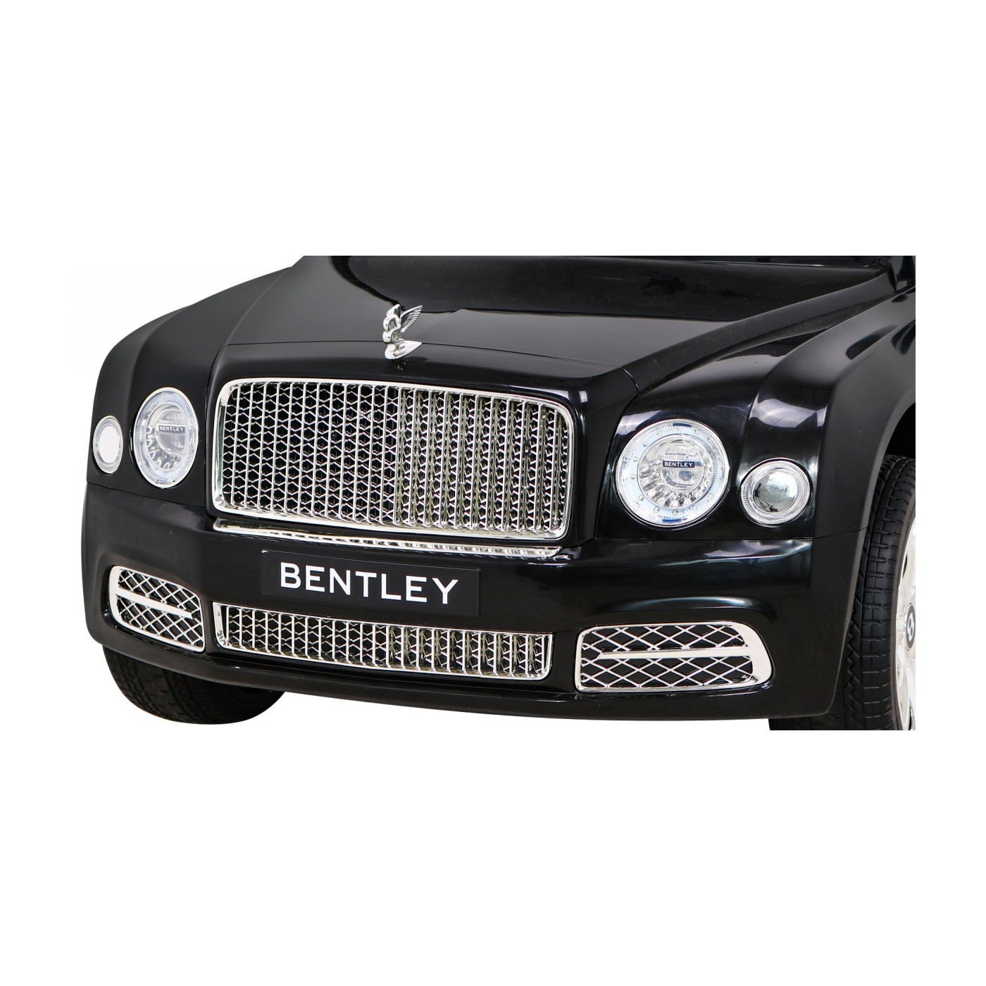 Bentley Mulsanne na batériu Čierny + Ovládač + EVA + Pomalý štart + MP3 USB + LED