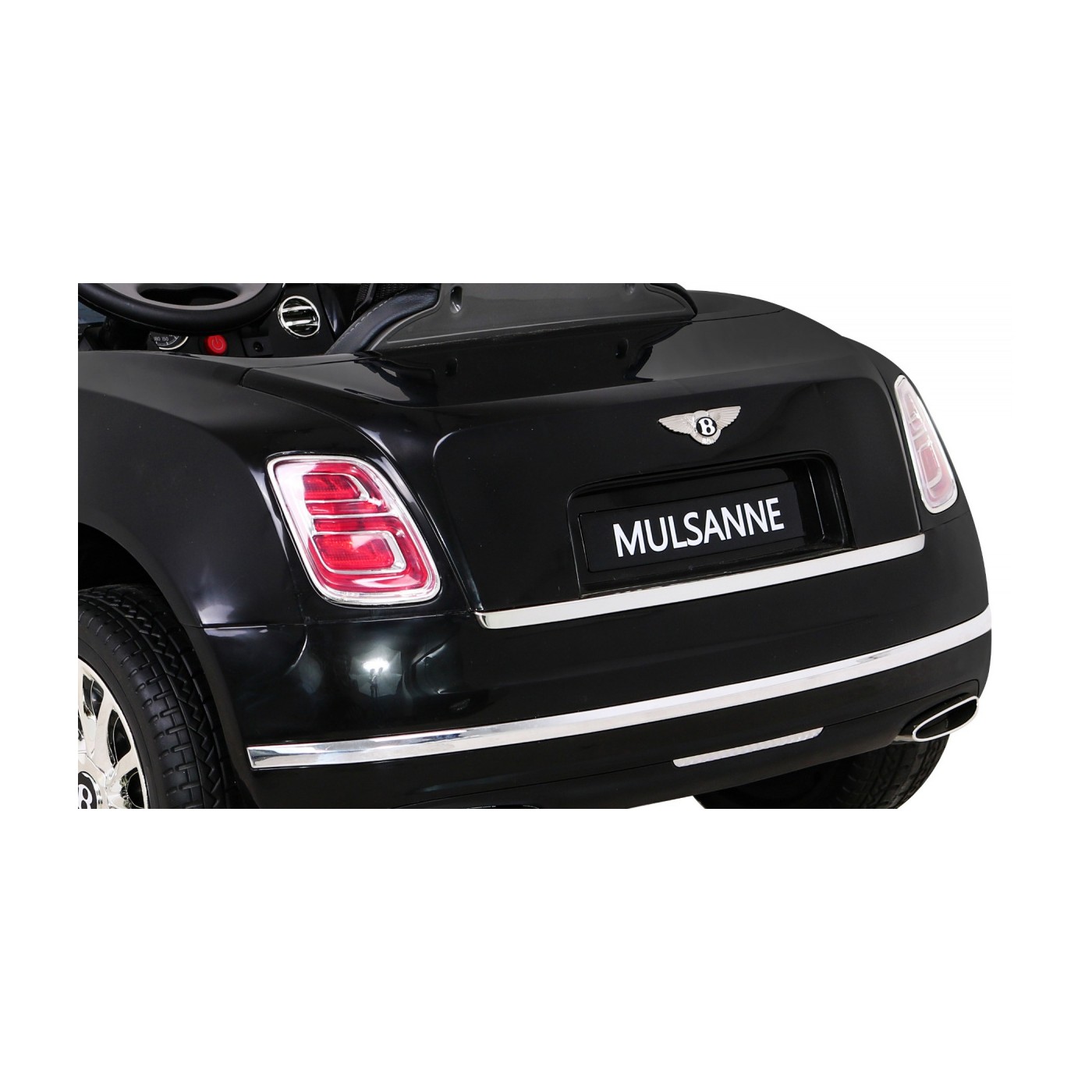 Bentley Mulsanne na batériu Čierny + Ovládač + EVA + Pomalý štart + MP3 USB + LED