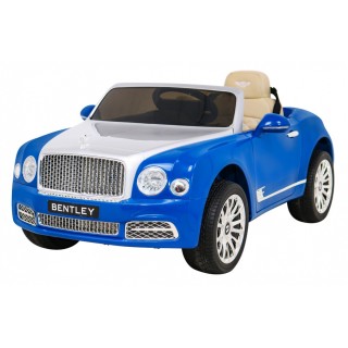 Bentley Mulsanne na batériu Modrý + Ovládač + EVA + Pomalý štart + MP3 USB + LED