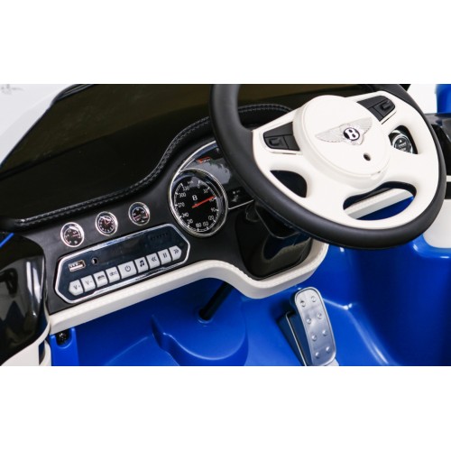 Bentley Mulsanne na batériu Modrý + Ovládač + EVA + Pomalý štart + MP3 USB + LED