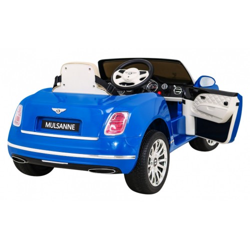 Bentley Mulsanne na batériu Modrý + Ovládač + EVA + Pomalý štart + MP3 USB + LED
