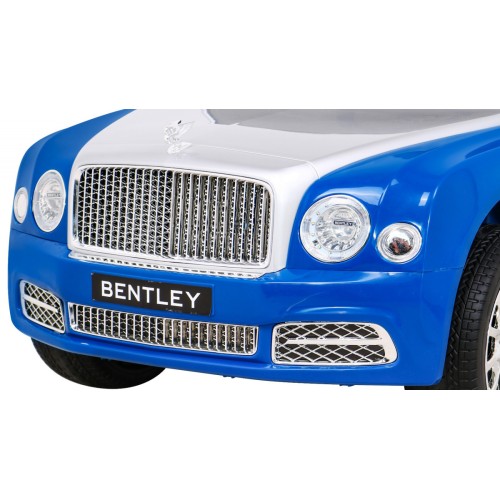 Bentley Mulsanne na batériu Modrý + Ovládač + EVA + Pomalý štart + MP3 USB + LED