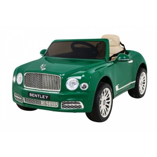 Bentley Mulsanne na batériu Zelený + Ovládač + EVA + Pomalý štart + MP3 USB + LED