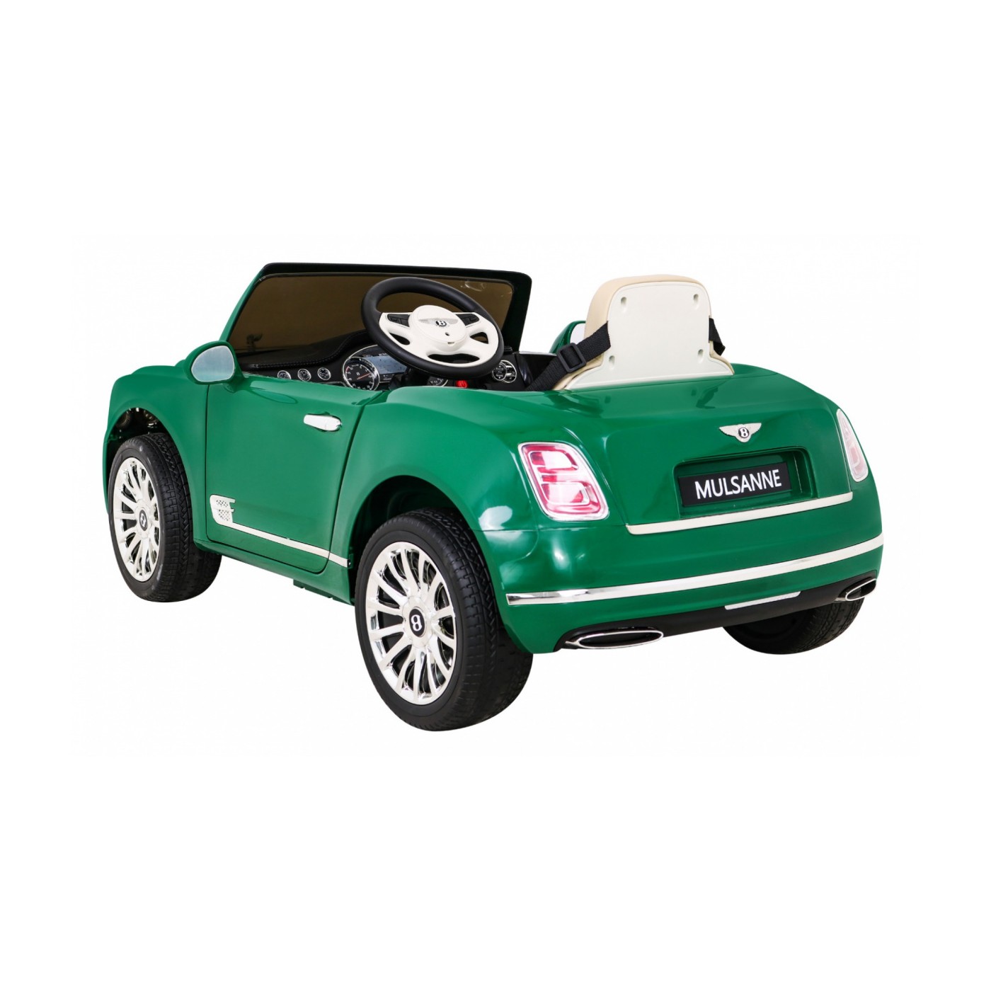 Bentley Mulsanne na batériu Zelený + Ovládač + EVA + Pomalý štart + MP3 USB + LED