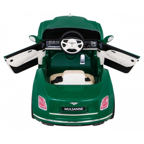 Bentley Mulsanne na batériu Zelený + Ovládač + EVA + Pomalý štart + MP3 USB + LED
