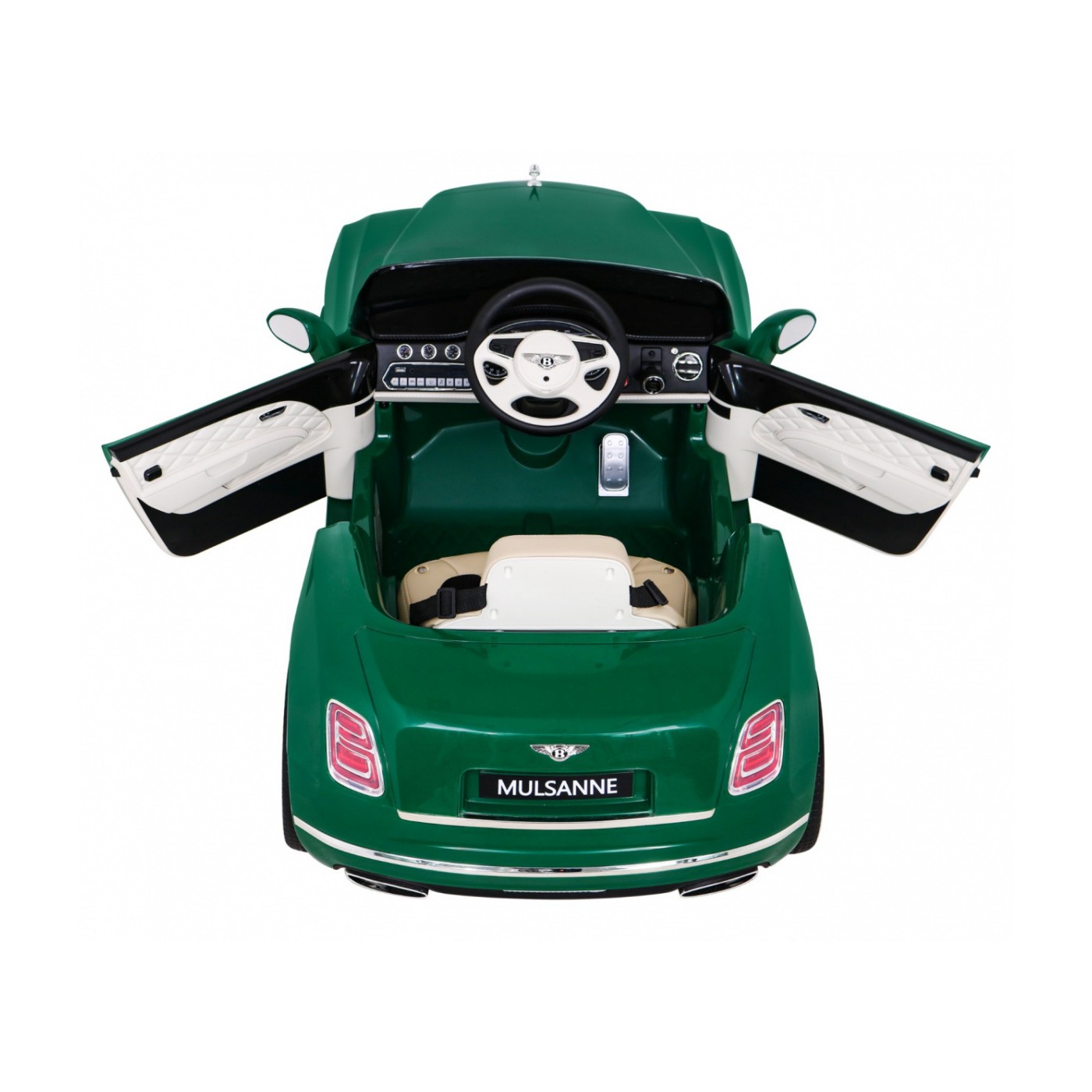 Bentley Mulsanne na batériu Zelený + Ovládač + EVA + Pomalý štart + MP3 USB + LED