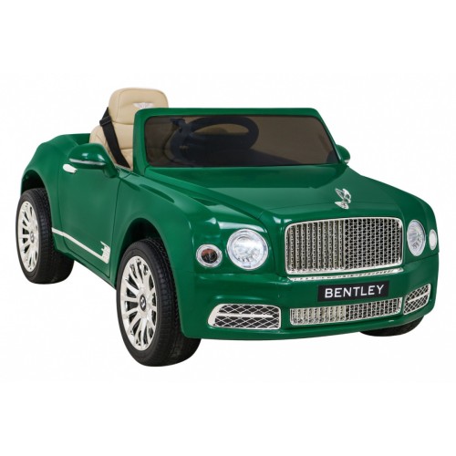 Bentley Mulsanne na batériu Zelený + Ovládač + EVA + Pomalý štart + MP3 USB + LED