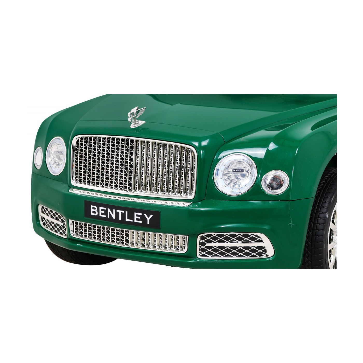 Bentley Mulsanne na batériu Zelený + Ovládač + EVA + Pomalý štart + MP3 USB + LED