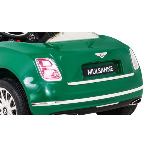 Bentley Mulsanne na batériu Zelený + Ovládač + EVA + Pomalý štart + MP3 USB + LED