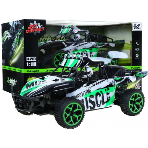 Autíčko Terénne R C 2 4G 1 18 Zelené