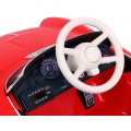 Autíčko BMW 507 Retro elektrické pre deti Červené + Audio LED + Ovládač + Ekokoža + EVA + Pomalý štart