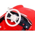 Autíčko BMW 507 Retro elektrické pre deti Červené + Audio LED + Ovládač + Ekokoža + EVA + Pomalý štart