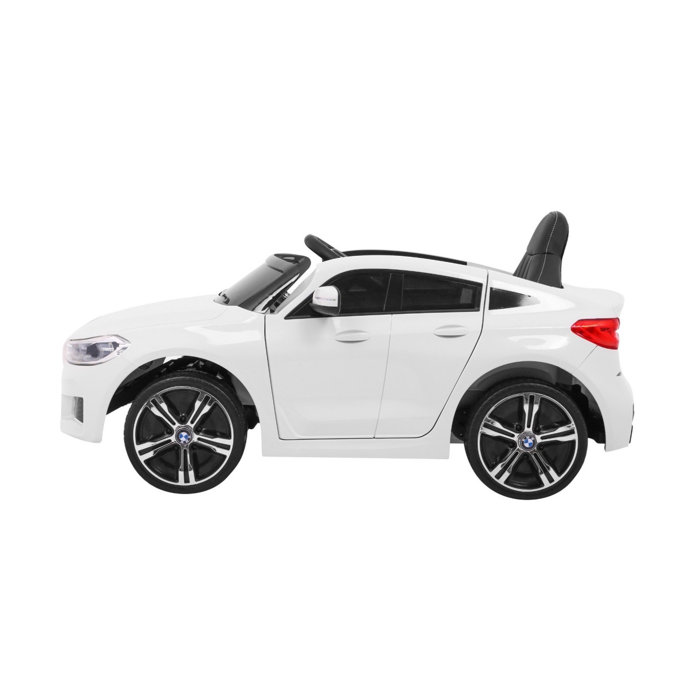 BMW 6 GT Autíčko na batériu Biele + Ovládač + Pomalý štart + EVA + Pásy + LED MP3