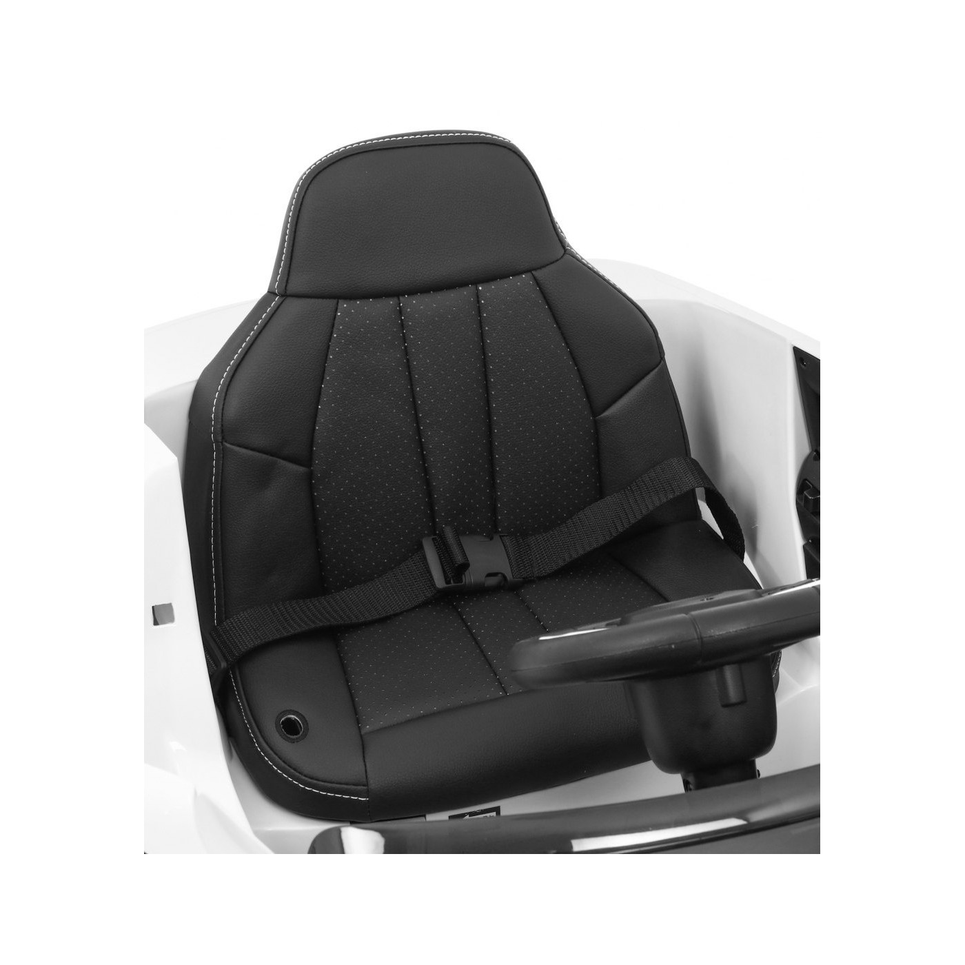 BMW 6 GT Autíčko na batériu Biele + Ovládač + Pomalý štart + EVA + Pásy + LED MP3