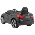 BMW 6 GT Autíčko na batériu Čierne + Ovládač + Pomalý štart + EVA + Pásy + LED MP3
