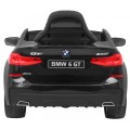 BMW 6 GT Autíčko na batériu Čierne + Ovládač + Pomalý štart + EVA + Pásy + LED MP3