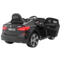 BMW 6 GT Autíčko na batériu Čierne + Ovládač + Pomalý štart + EVA + Pásy + LED MP3