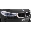 BMW 6 GT Autíčko na batériu Čierne + Ovládač + Pomalý štart + EVA + Pásy + LED MP3