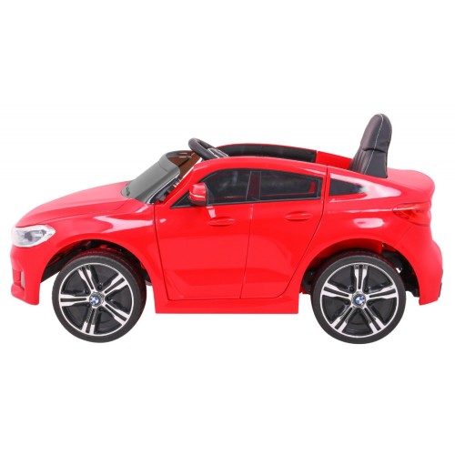 BMW 6 GT Autíčko na batériu Červené + Ovládač + Pomalý štart + EVA + Pásy + LED MP3