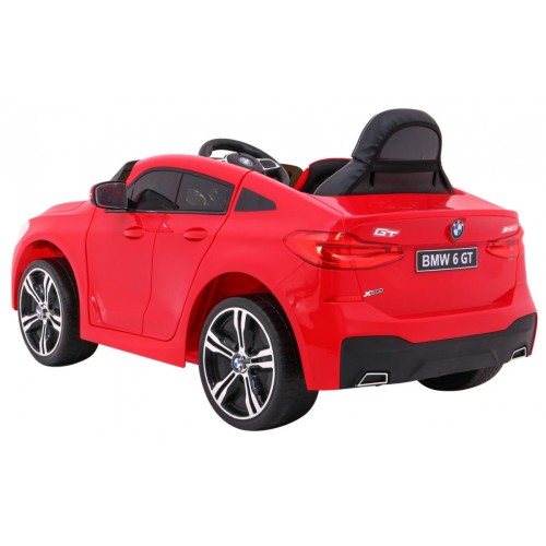 BMW 6 GT Autíčko na batériu Červené + Ovládač + Pomalý štart + EVA + Pásy + LED MP3
